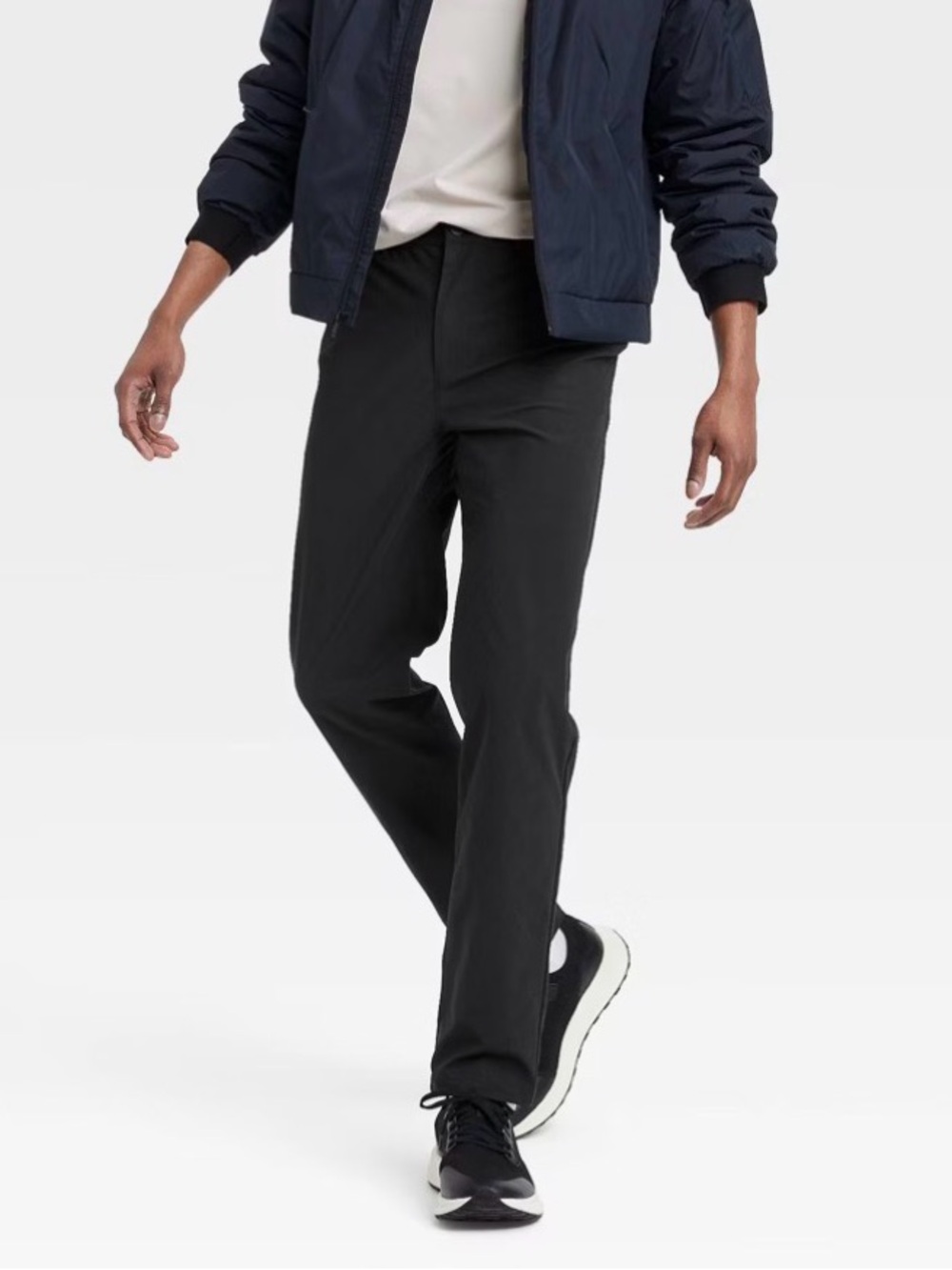 NWT Target Men's Black Straight-Leg Chinos